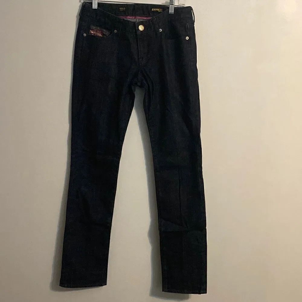 Express Stella Skinny Leg Jeans, size 4